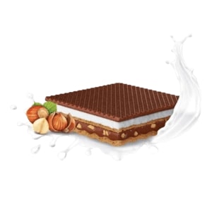 Mini Crispy Thick Layer wafer Pillow Bag With Roasted Hazelnut 220g Mini Crispy Thick Layer wafer Pillow Bag With Roasted Hazelnut 220g